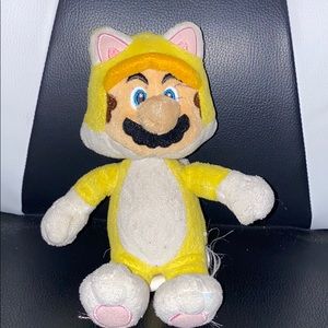 Mario cat plush toy